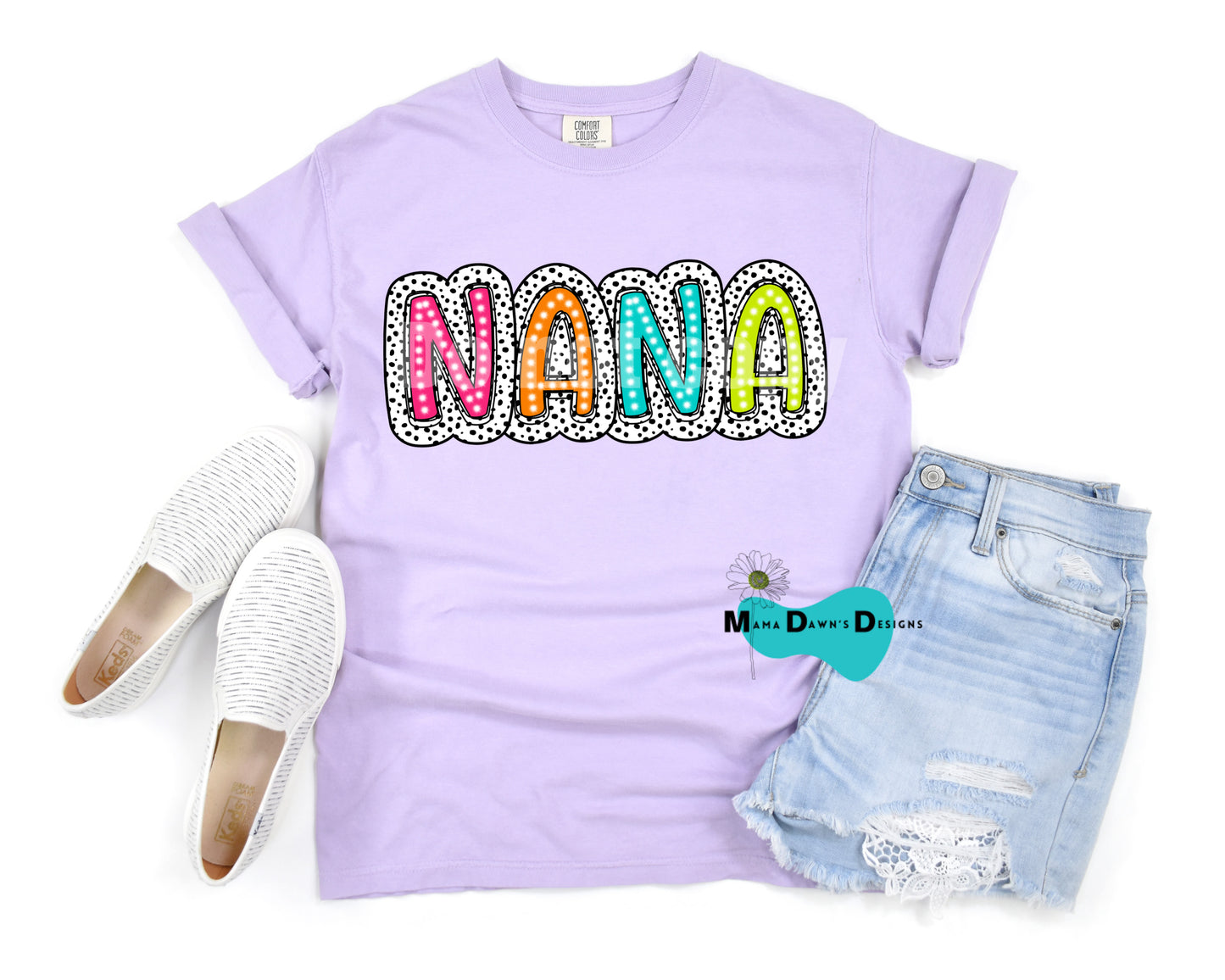 Nana Bright Dotted Tee